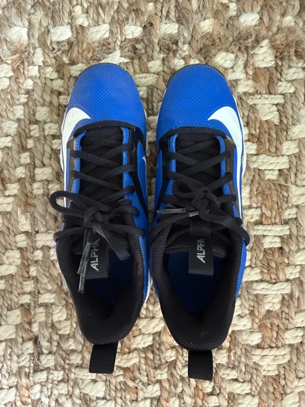 Nike Kids Blue Black White Sneakers